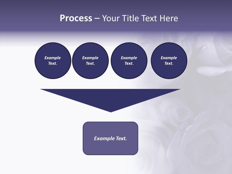 Closeup Blue Smell PowerPoint Template