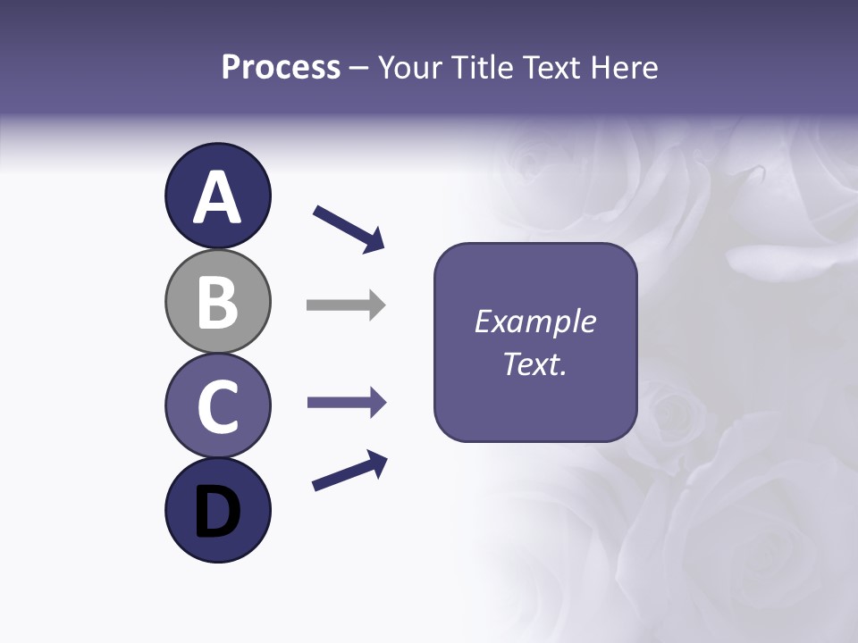 Closeup Blue Smell PowerPoint Template