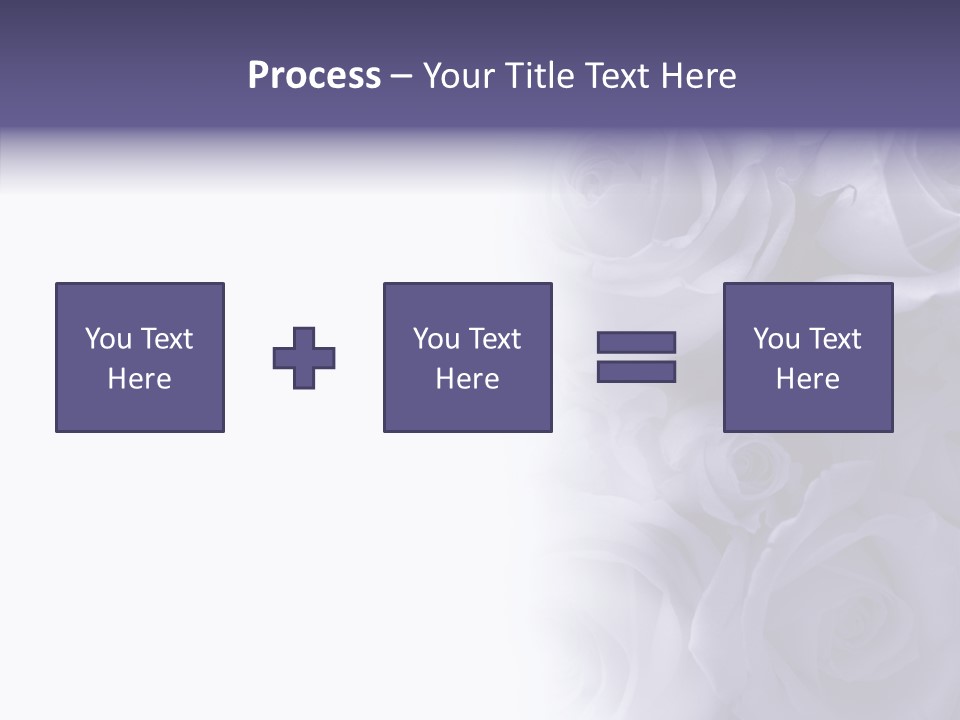 Closeup Blue Smell PowerPoint Template