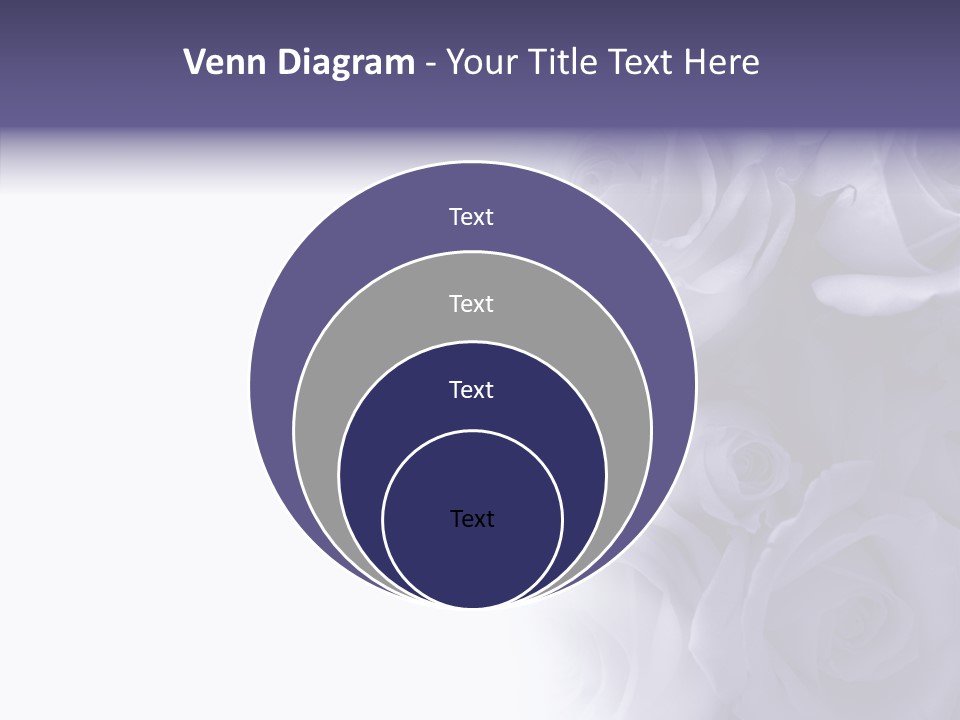 Closeup Blue Smell PowerPoint Template
