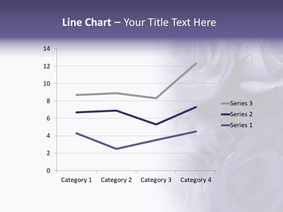 Closeup Blue Smell PowerPoint Template