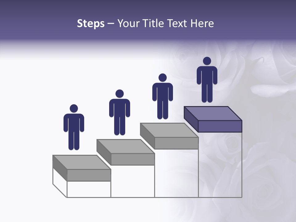 Closeup Blue Smell PowerPoint Template