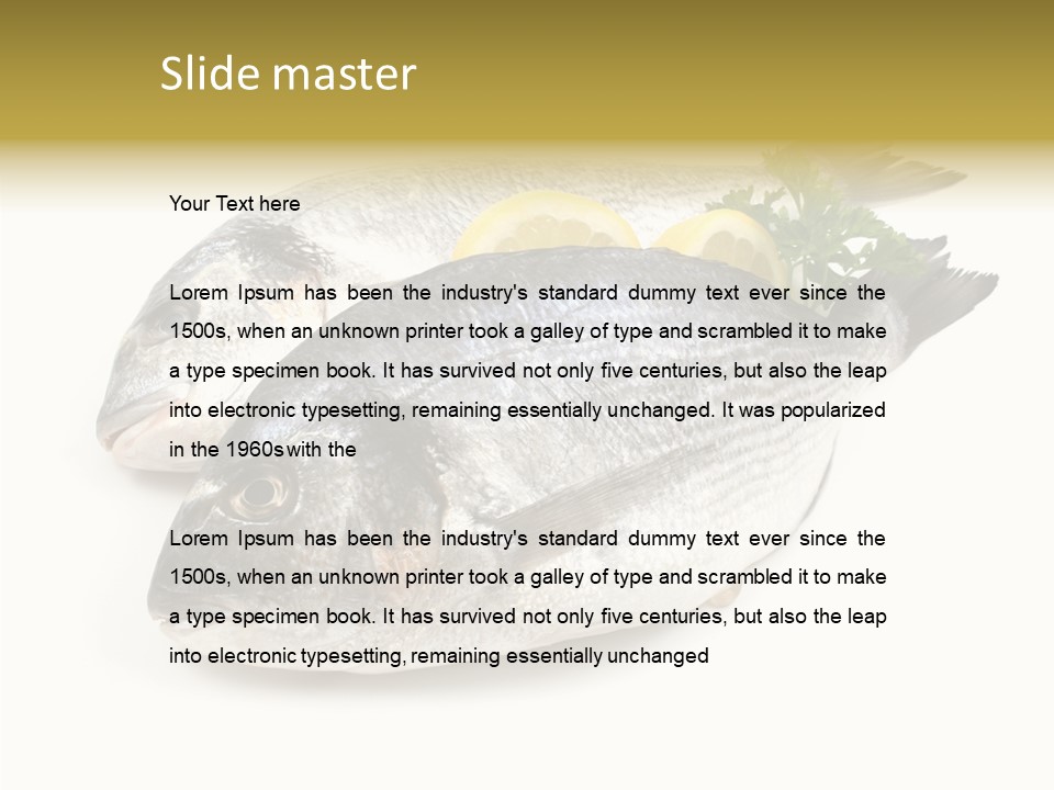 Cook Eating Raw PowerPoint Template