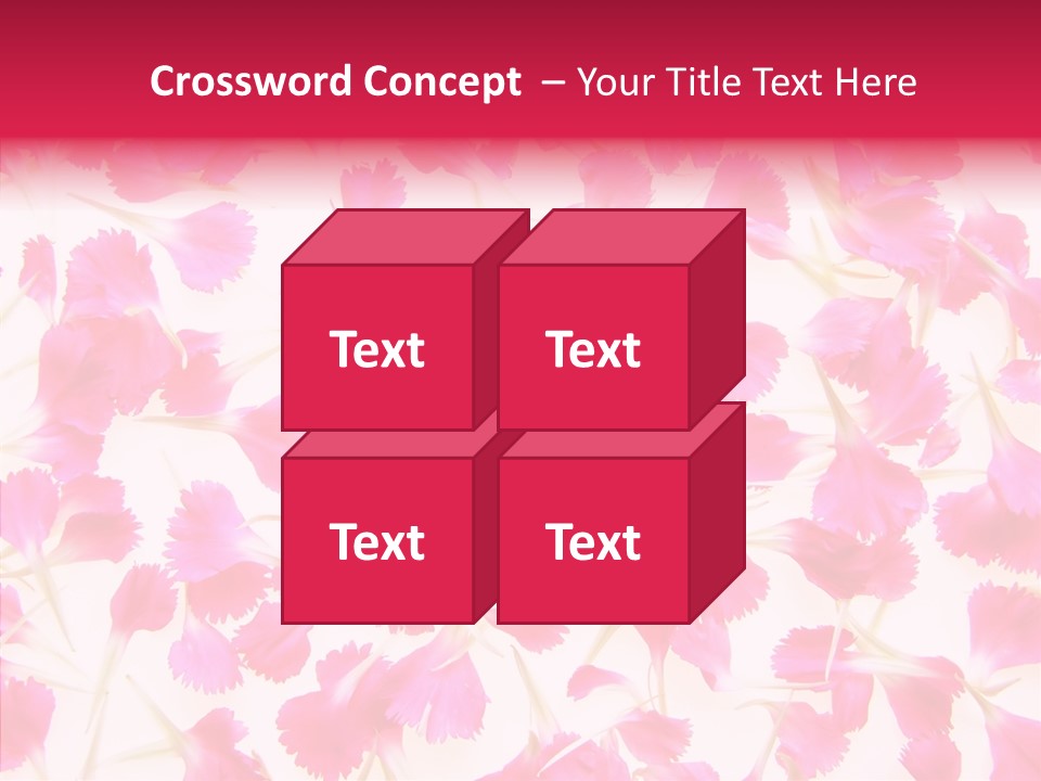 Garden Dianthus Nature PowerPoint Template