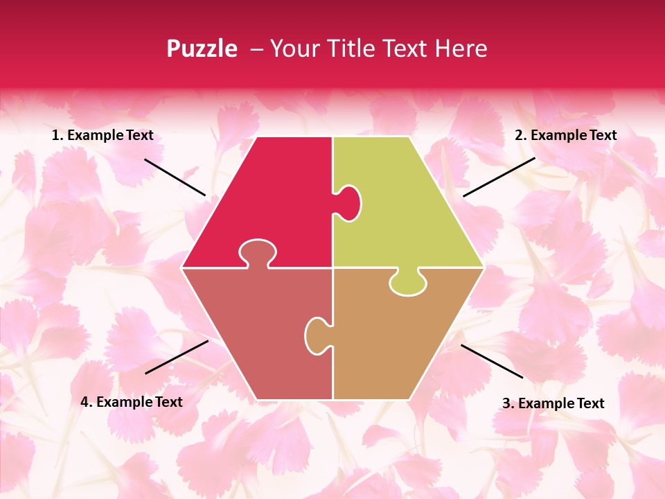 Garden Dianthus Nature PowerPoint Template