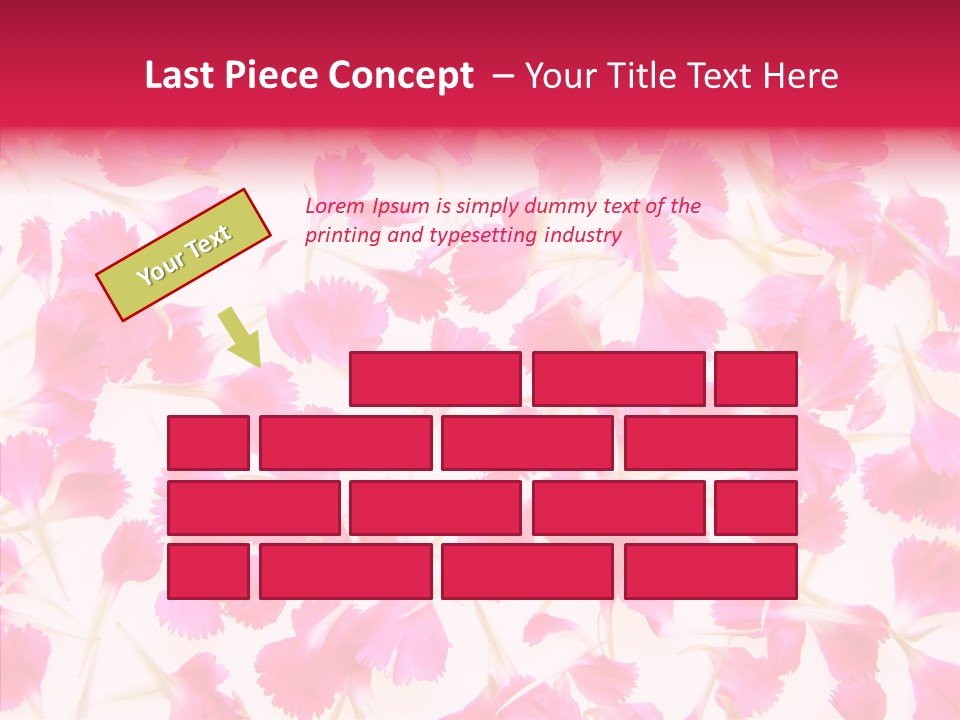 Garden Dianthus Nature PowerPoint Template