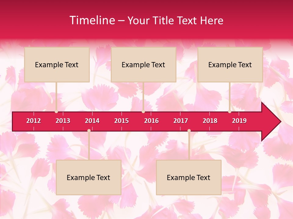 Garden Dianthus Nature PowerPoint Template