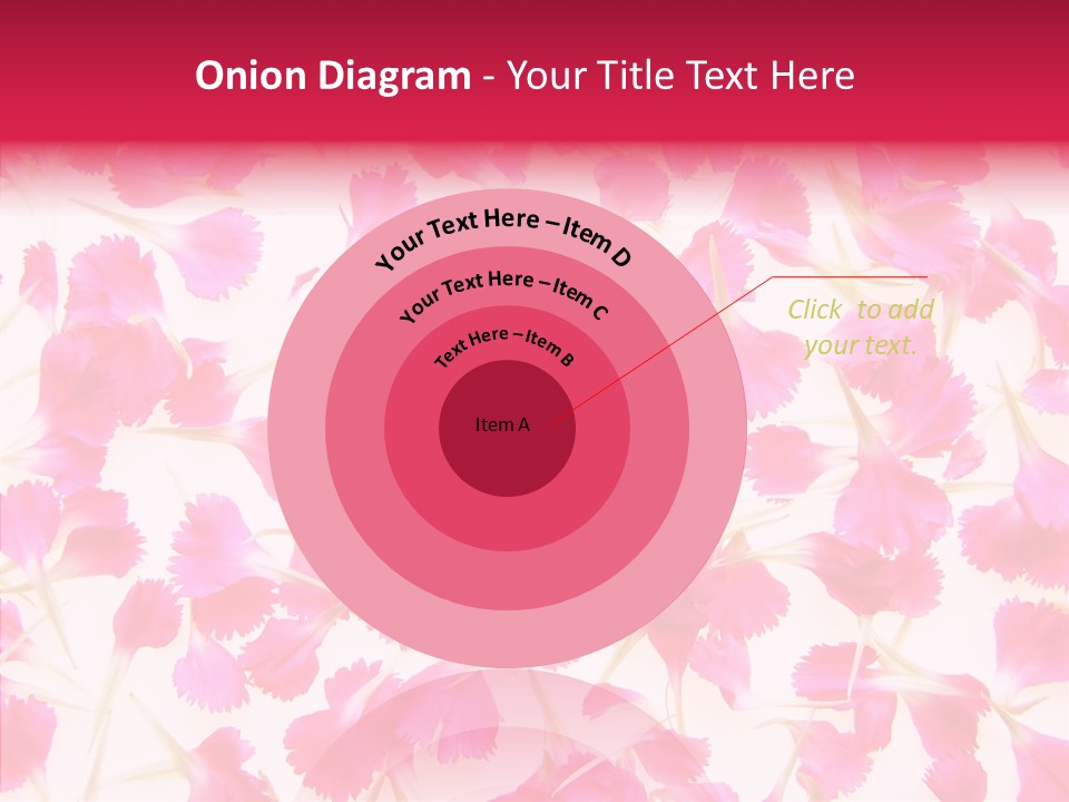 Garden Dianthus Nature PowerPoint Template