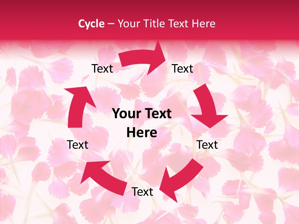 Garden Dianthus Nature PowerPoint Template