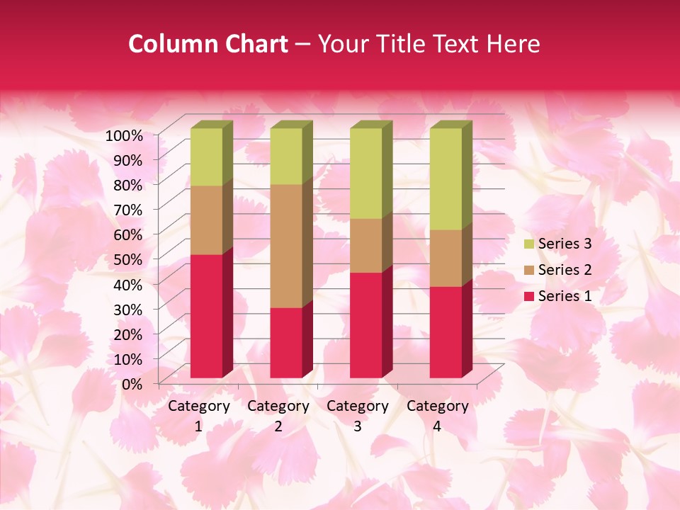 Garden Dianthus Nature PowerPoint Template