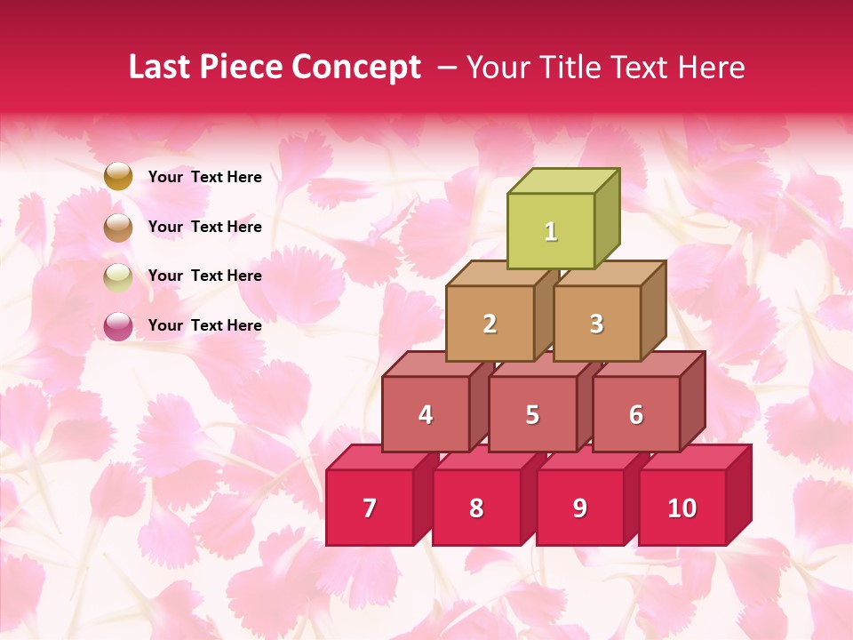 Garden Dianthus Nature PowerPoint Template