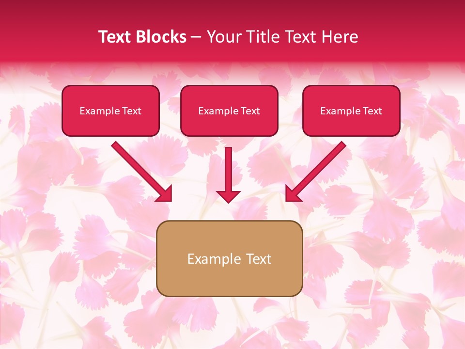 Garden Dianthus Nature PowerPoint Template