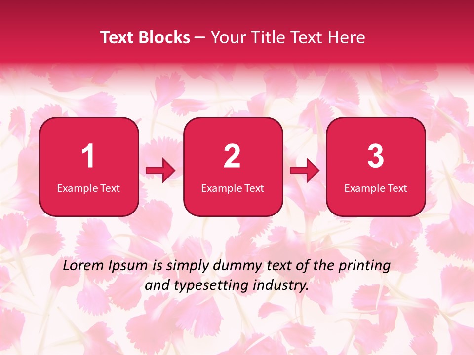Garden Dianthus Nature PowerPoint Template