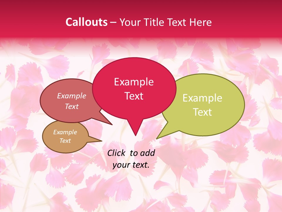 Garden Dianthus Nature PowerPoint Template