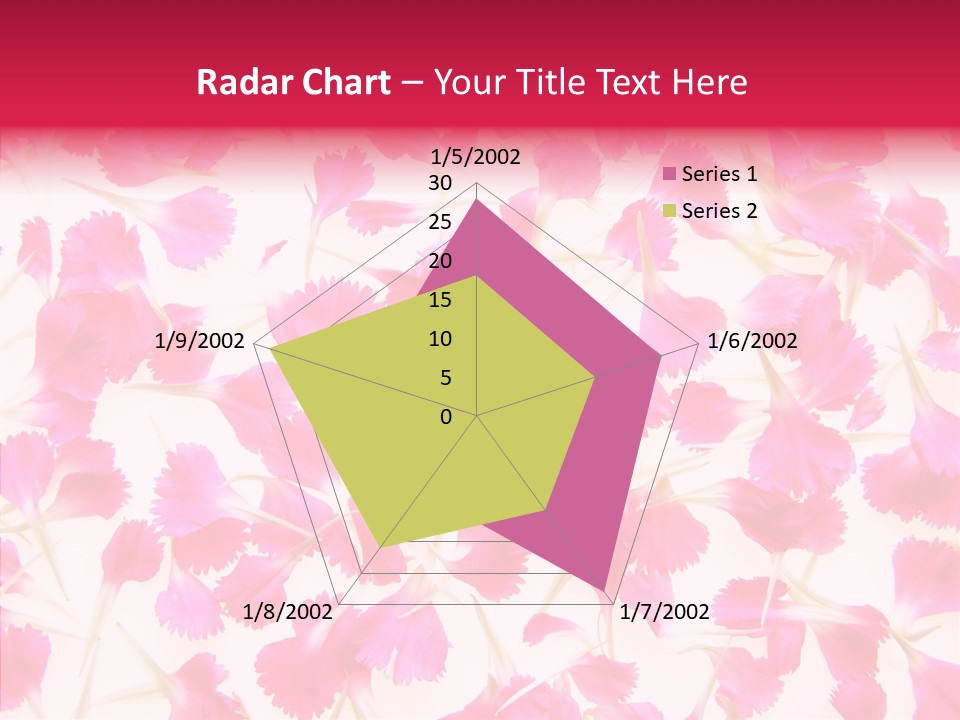 Garden Dianthus Nature PowerPoint Template