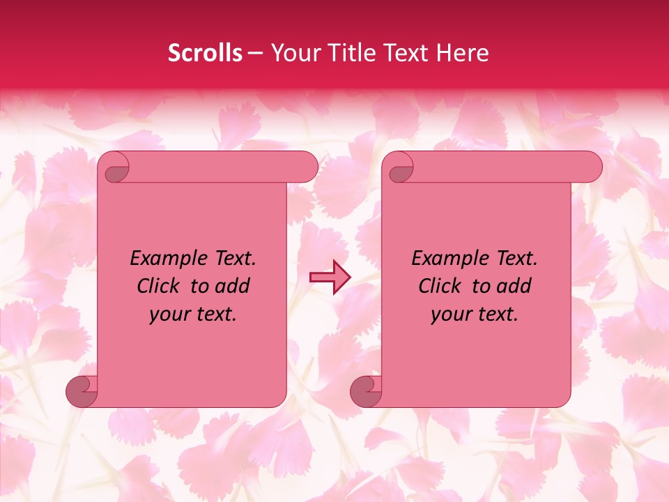 Garden Dianthus Nature PowerPoint Template