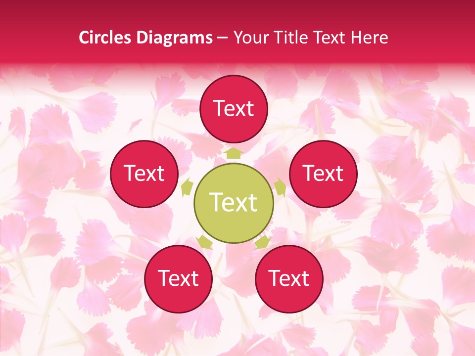 Garden Dianthus Nature PowerPoint Template