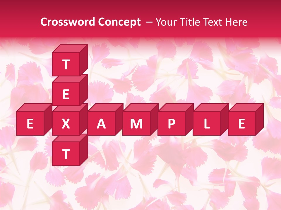 Garden Dianthus Nature PowerPoint Template