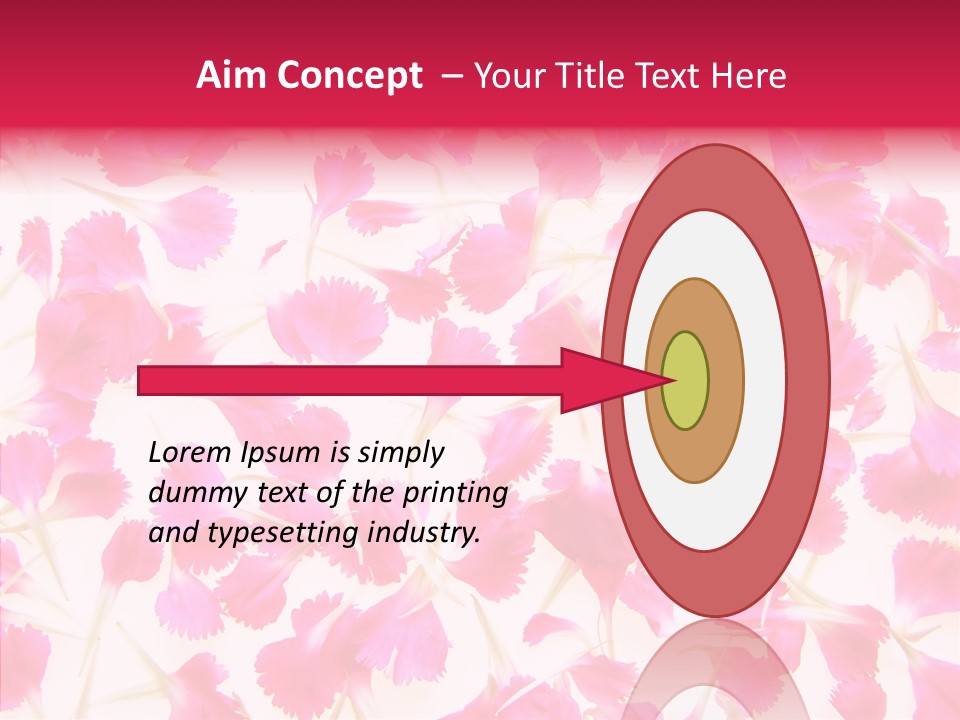 Garden Dianthus Nature PowerPoint Template