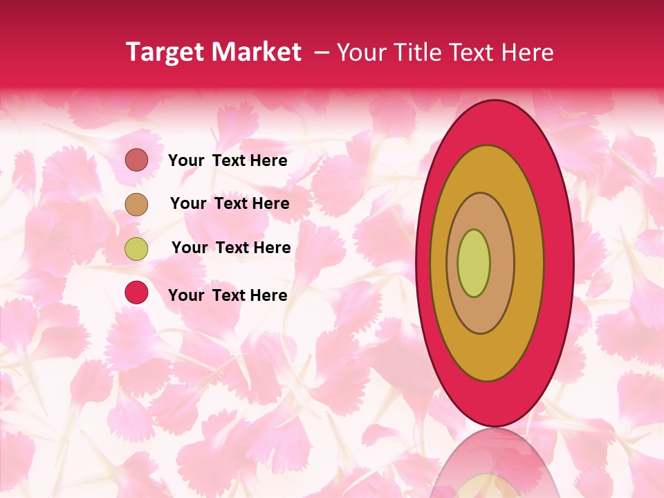 Garden Dianthus Nature PowerPoint Template