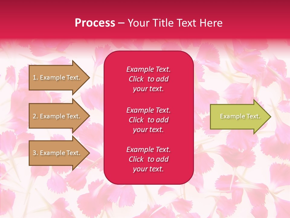 Garden Dianthus Nature PowerPoint Template
