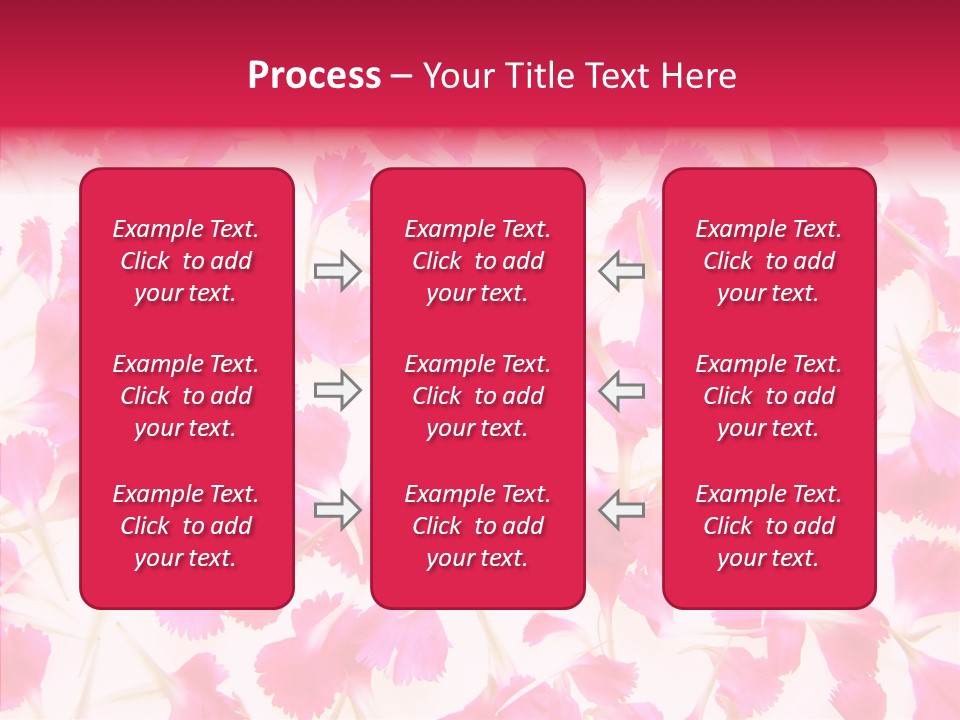 Garden Dianthus Nature PowerPoint Template