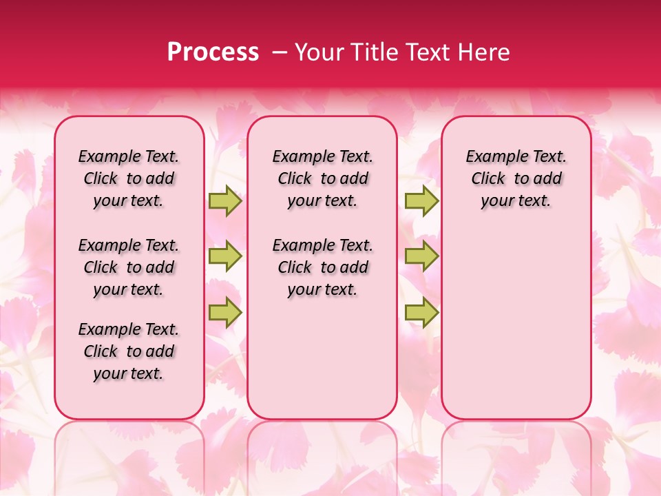 Garden Dianthus Nature PowerPoint Template