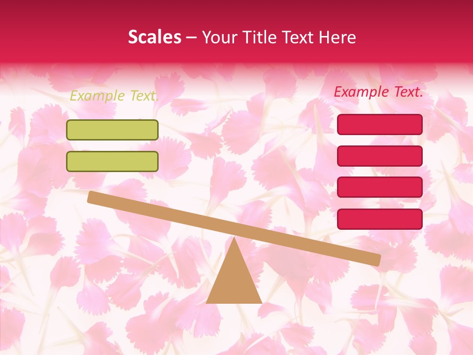 Garden Dianthus Nature PowerPoint Template