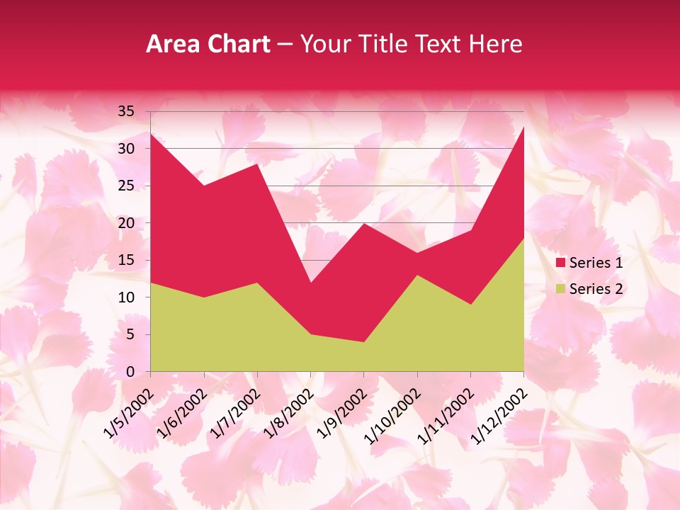 Garden Dianthus Nature PowerPoint Template