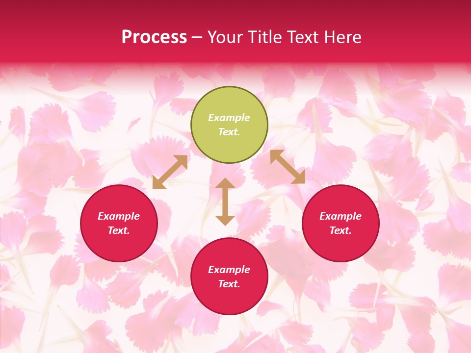 Garden Dianthus Nature PowerPoint Template
