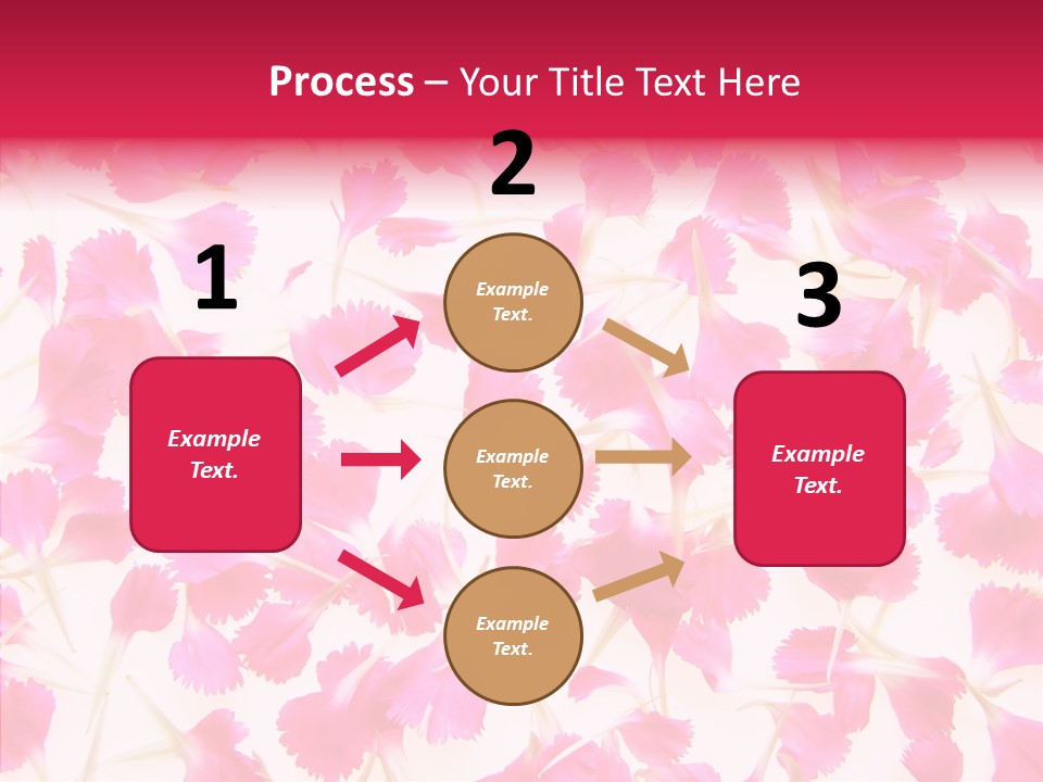 Garden Dianthus Nature PowerPoint Template