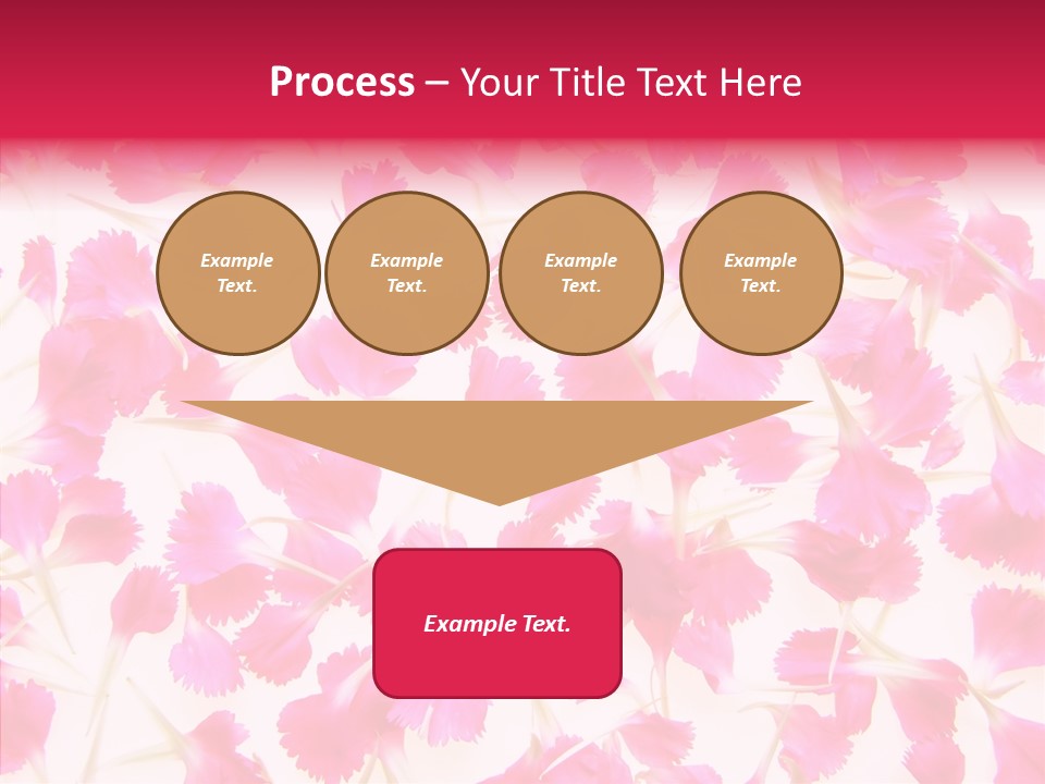 Garden Dianthus Nature PowerPoint Template