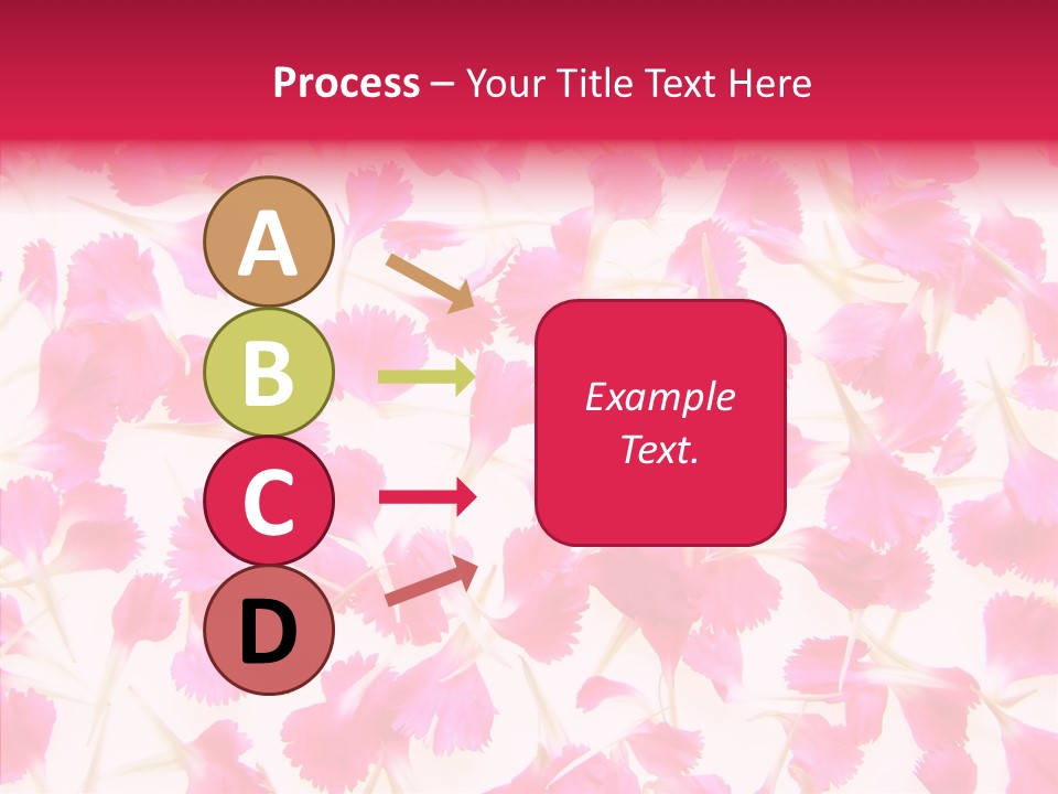 Garden Dianthus Nature PowerPoint Template