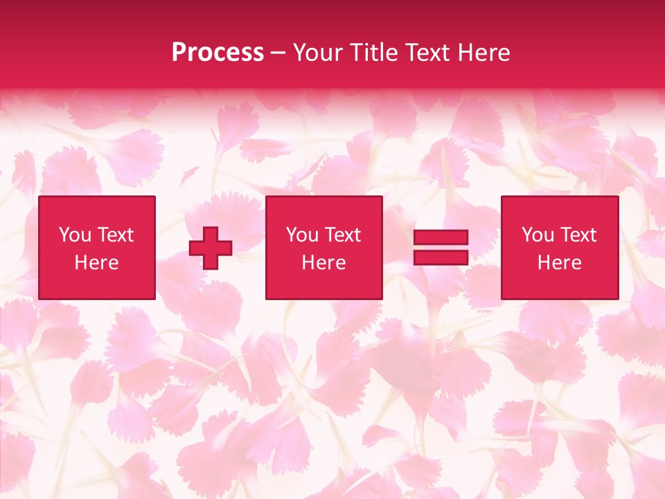 Garden Dianthus Nature PowerPoint Template