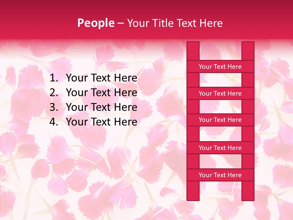 Garden Dianthus Nature PowerPoint Template