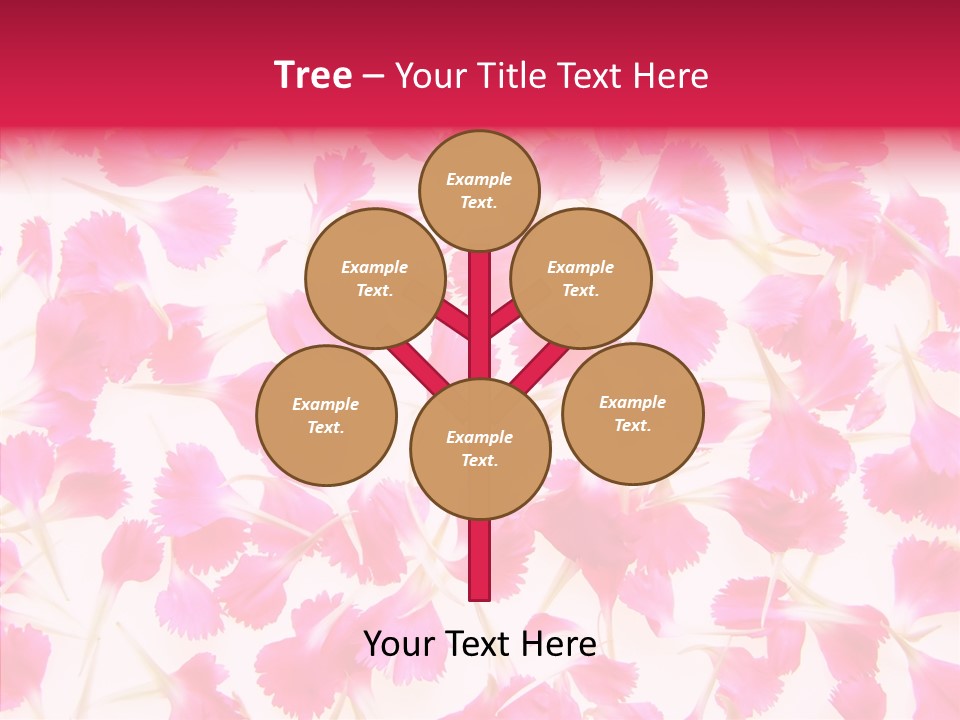 Garden Dianthus Nature PowerPoint Template