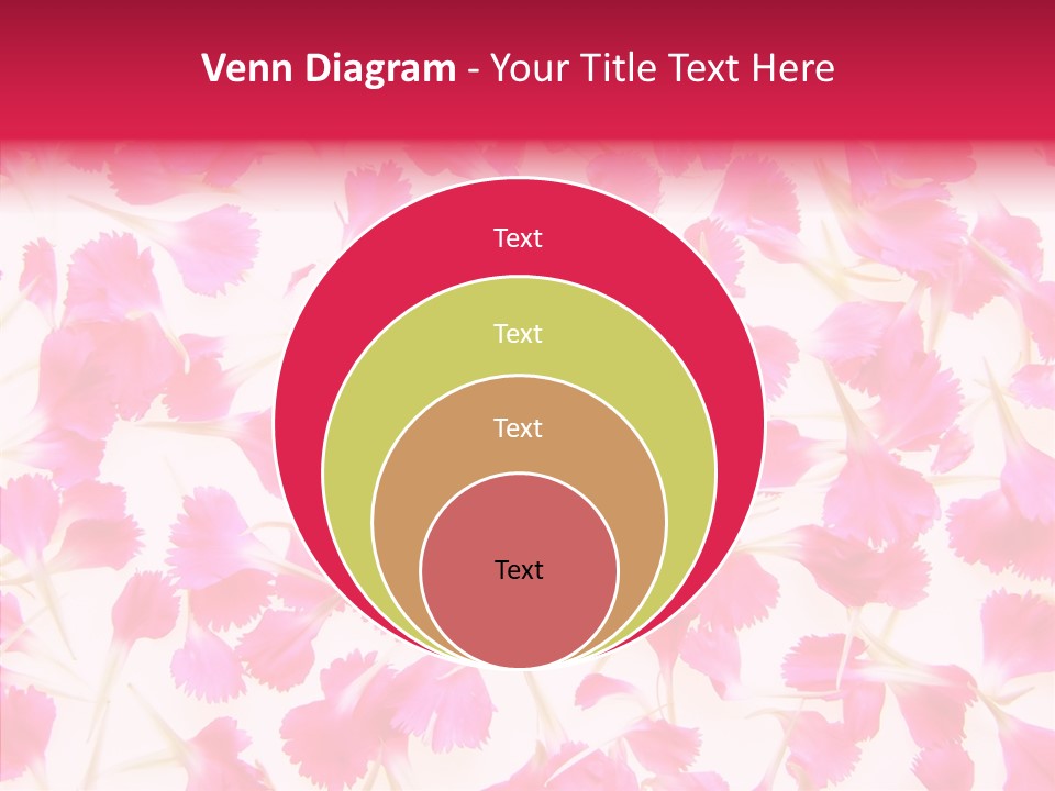 Garden Dianthus Nature PowerPoint Template