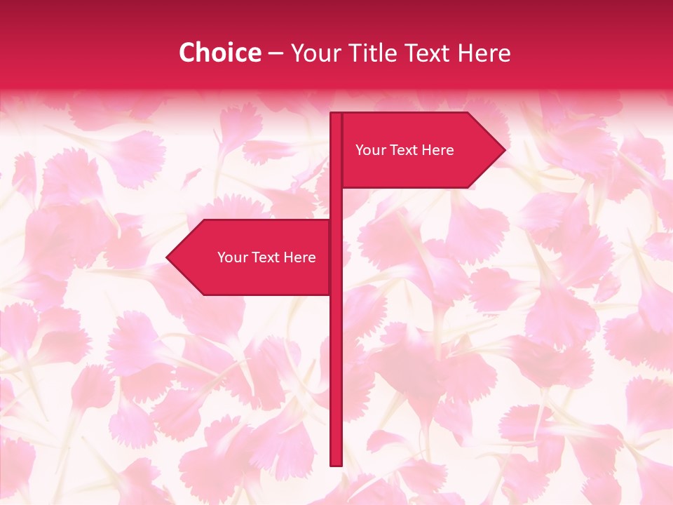 Garden Dianthus Nature PowerPoint Template