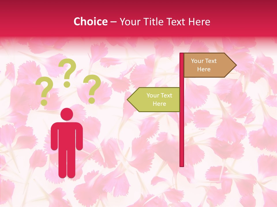 Garden Dianthus Nature PowerPoint Template