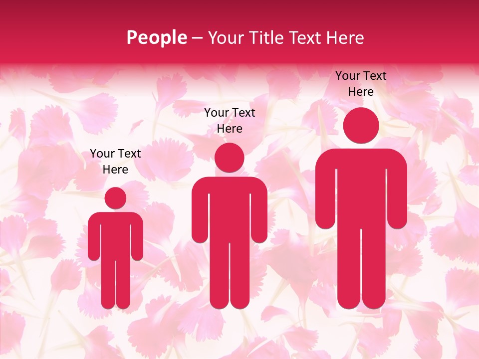 Garden Dianthus Nature PowerPoint Template