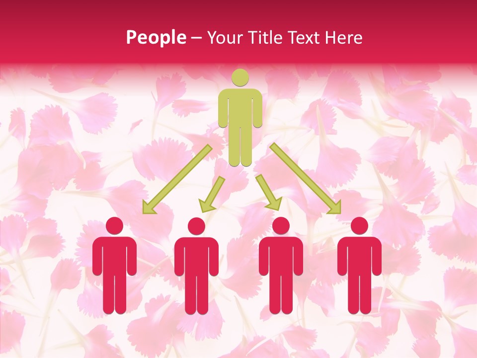 Garden Dianthus Nature PowerPoint Template