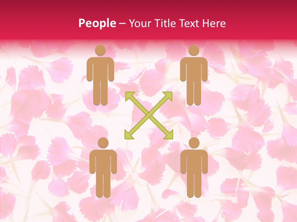 Garden Dianthus Nature PowerPoint Template