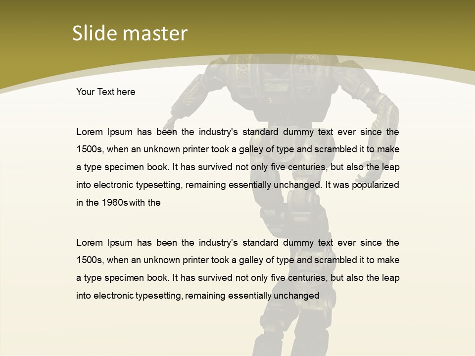 Graphic Isolated Isolation PowerPoint Template