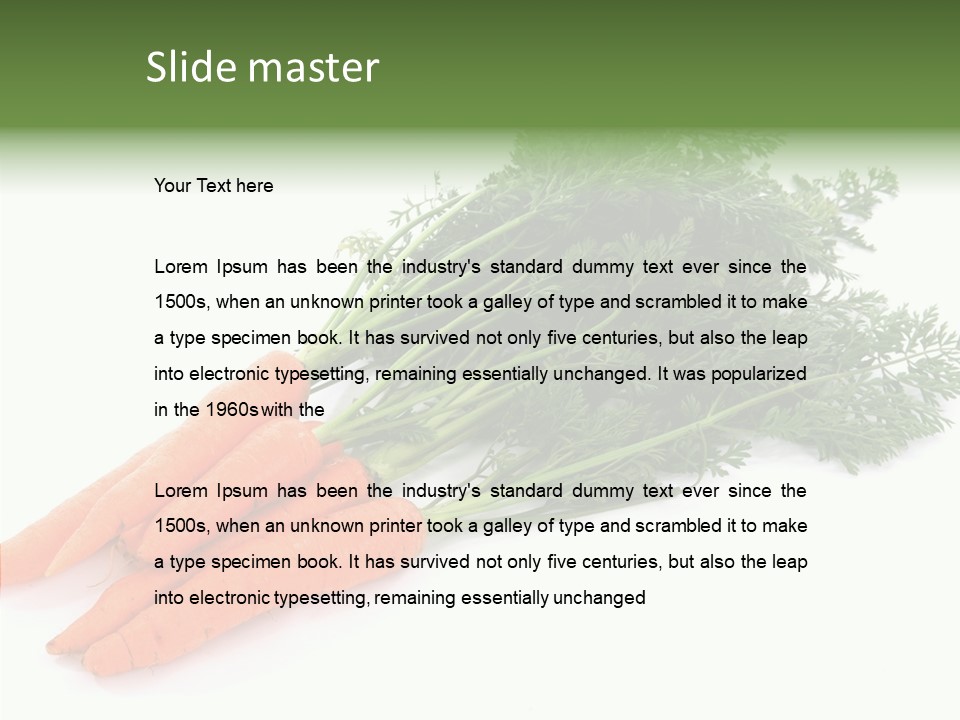 Vitamin Sweet Food PowerPoint Template