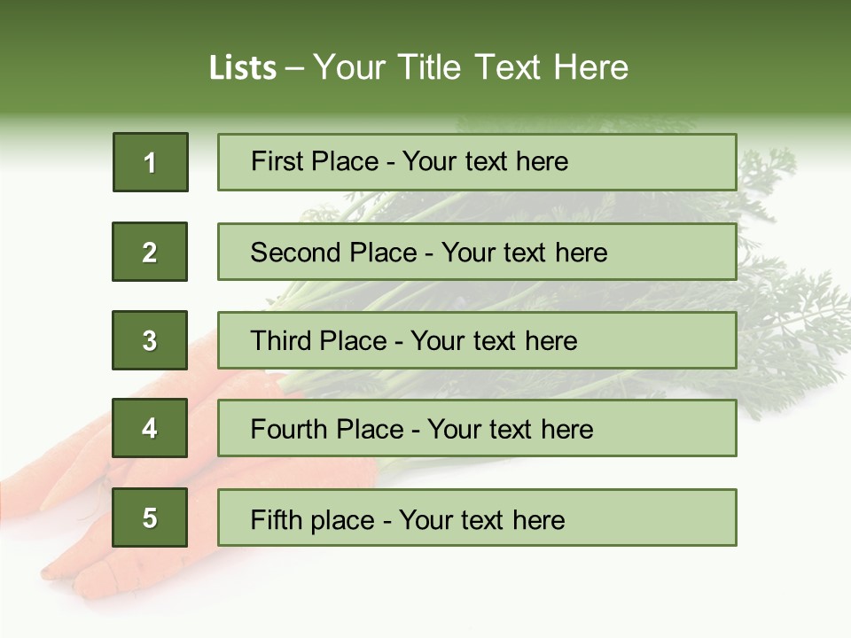 Vitamin Sweet Food PowerPoint Template