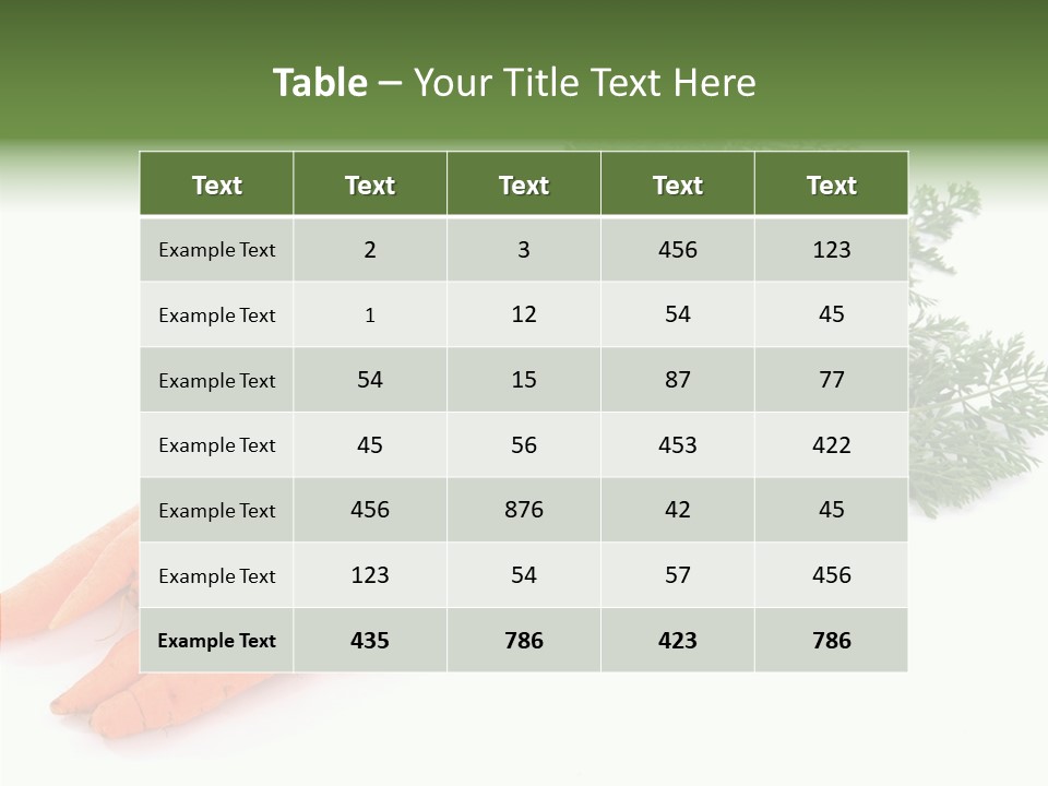 Vitamin Sweet Food PowerPoint Template