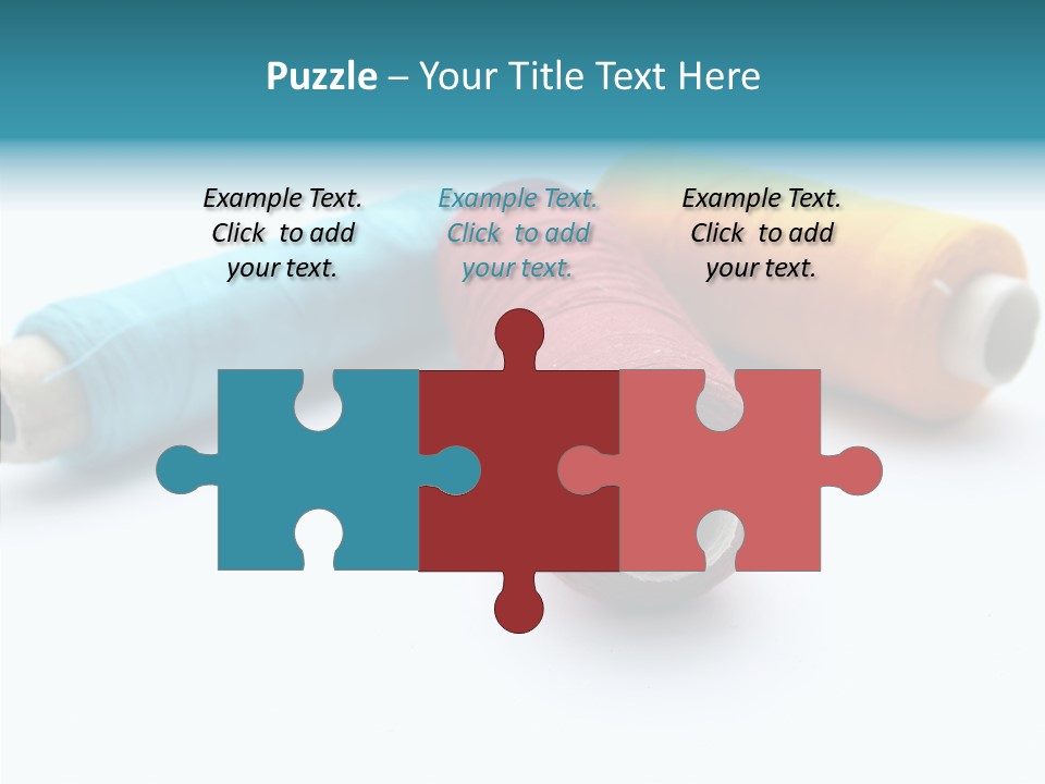 Scissors Patch Dressmaking PowerPoint Template