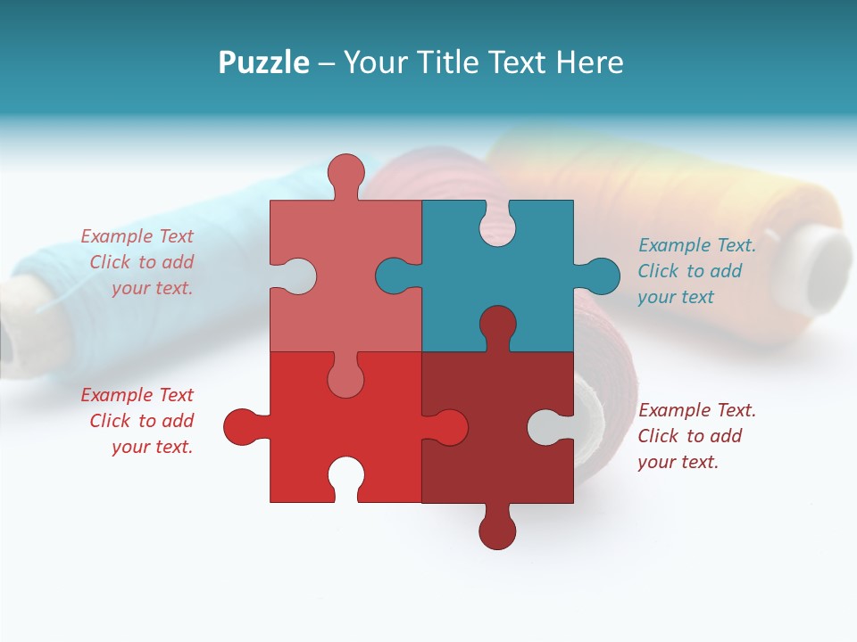 Scissors Patch Dressmaking PowerPoint Template