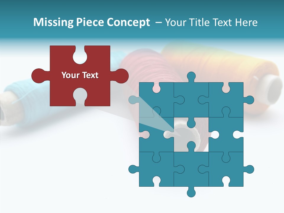 Scissors Patch Dressmaking PowerPoint Template