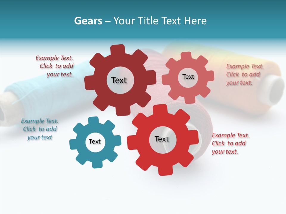 Scissors Patch Dressmaking PowerPoint Template